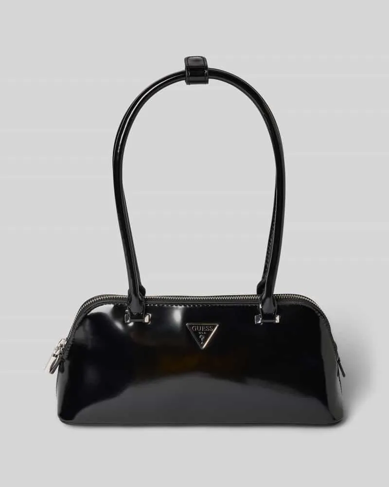 Guess Handtasche mit Label-Applikation Modell 'ARNELA Black