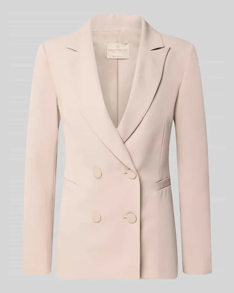 Rinascimento Blazer mit doppelter Knopfleiste Taupe