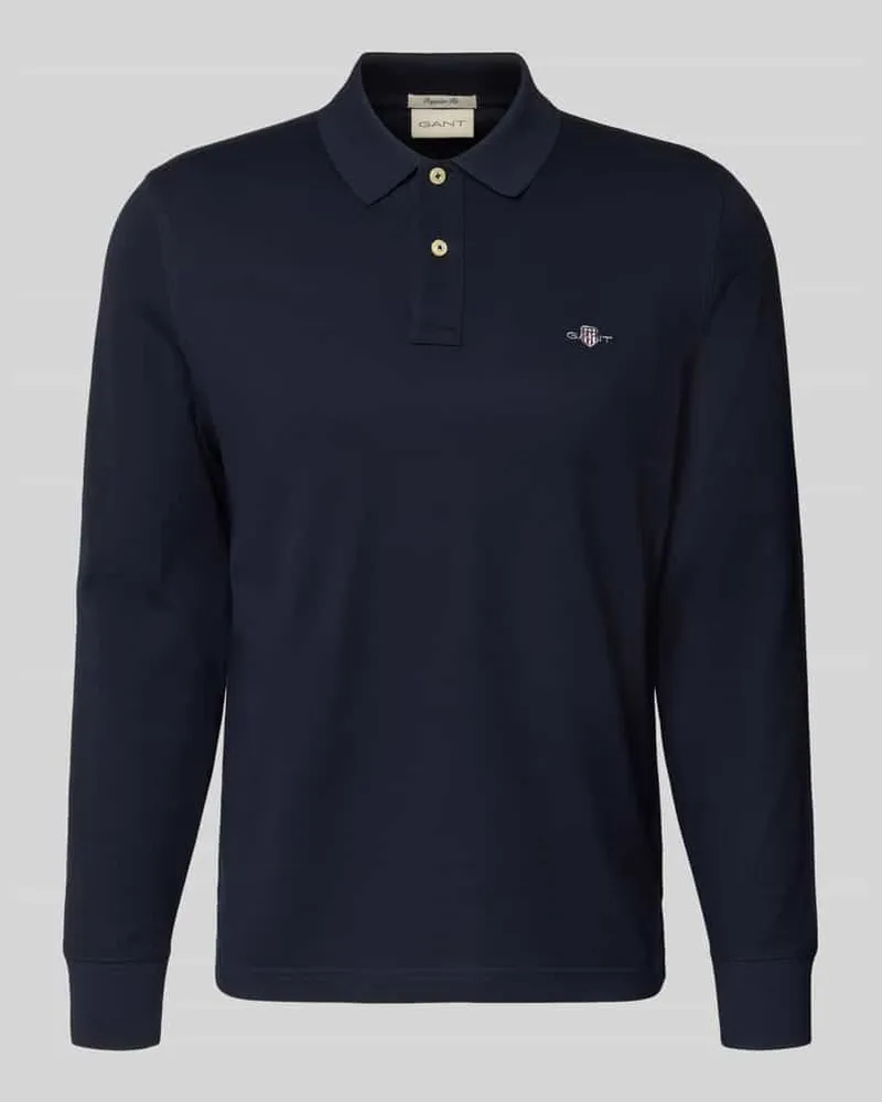 Gant Regular Fit Poloshirt mit Label-Stitching Marine