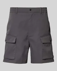 Carhartt WIP Regular Fit Cargoshorts mit elastischem Bund Modell 'BALTO Anthrazit