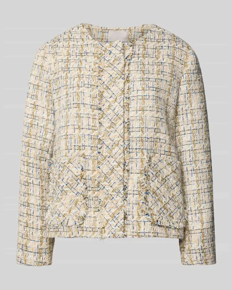 hemisphere Blazer mit Eingrifftaschen Beige