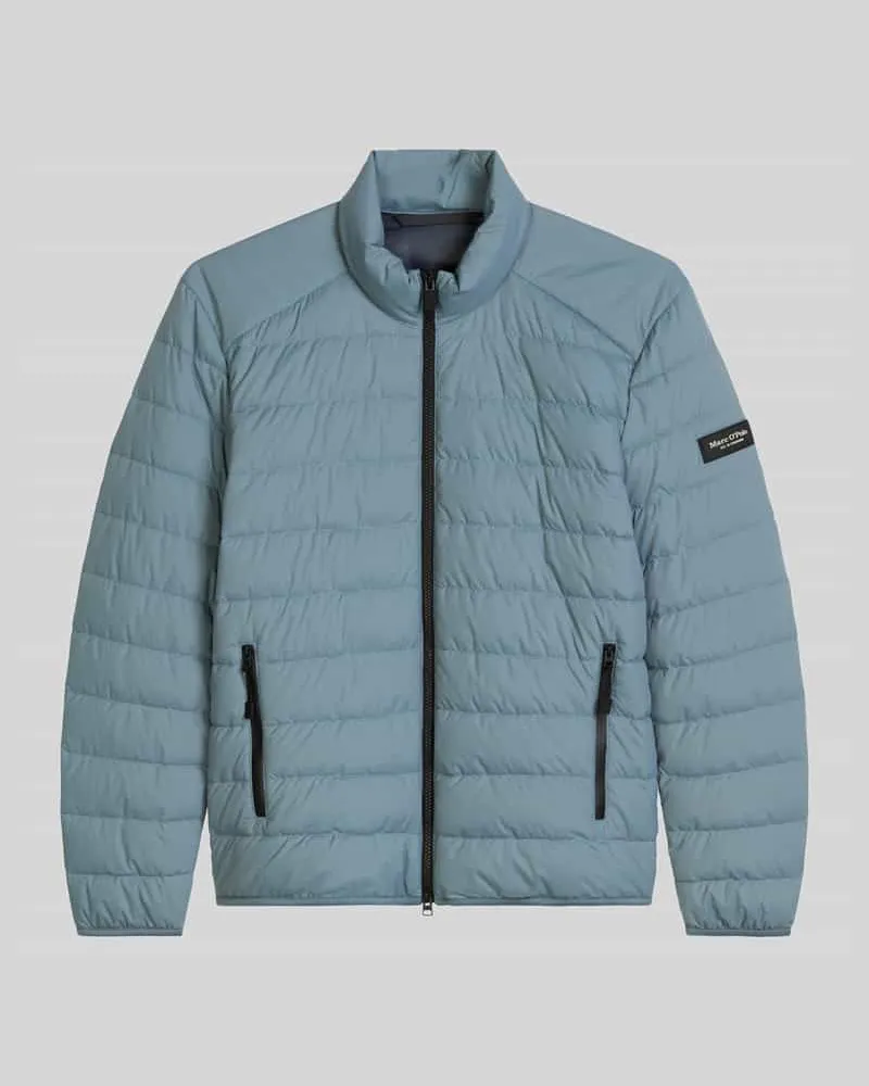 Marc O'Polo Regular Fit Steppjacke mit Zweiwege-Reißverschluss Blau