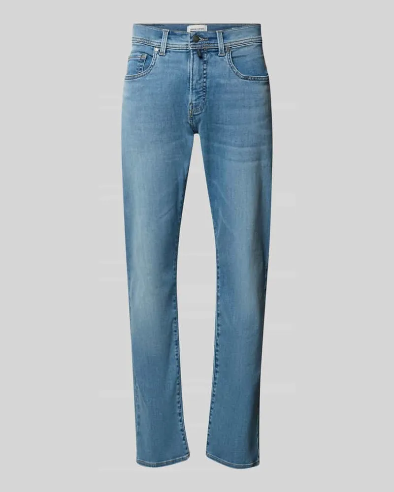 Pierre Cardin Regular Fit Jeans im 5-Pocket-Design Modell 'Lyon Hellblau