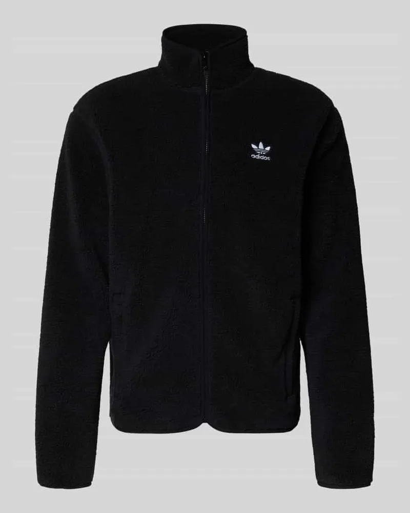 adidas Fleecejacke mit Reißverschluss Black