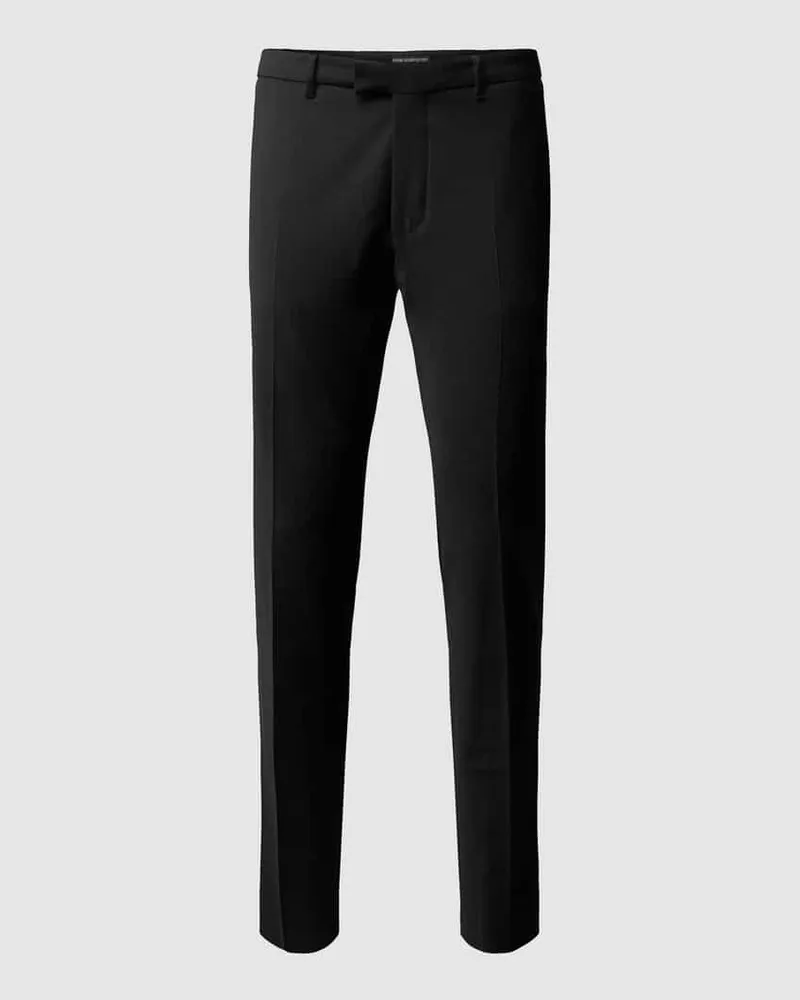 Drykorn Slim Fit Anzughose mit Stretch-Anteil Modell 'Piet' - 'Drynamic Black