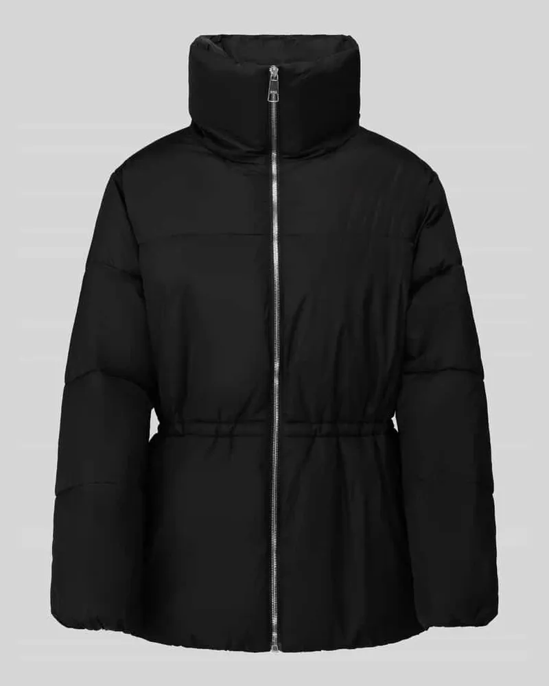 HUGO BOSS Regular Fit Jacke mit Stehkragen Modell 'Pagetta Black