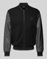 Antony Morato Bomberjacke mit Stehkragen Black