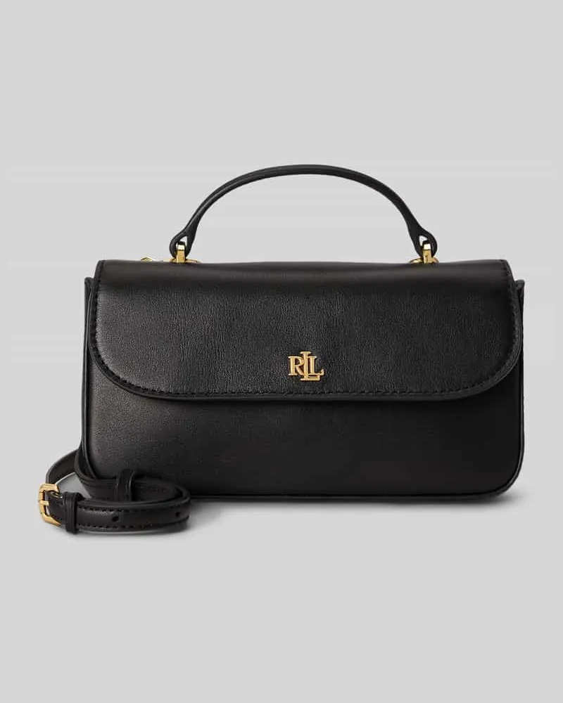 Ralph Lauren Umhängetasche aus echtem Kalbsleder Modell 'MRCY Black