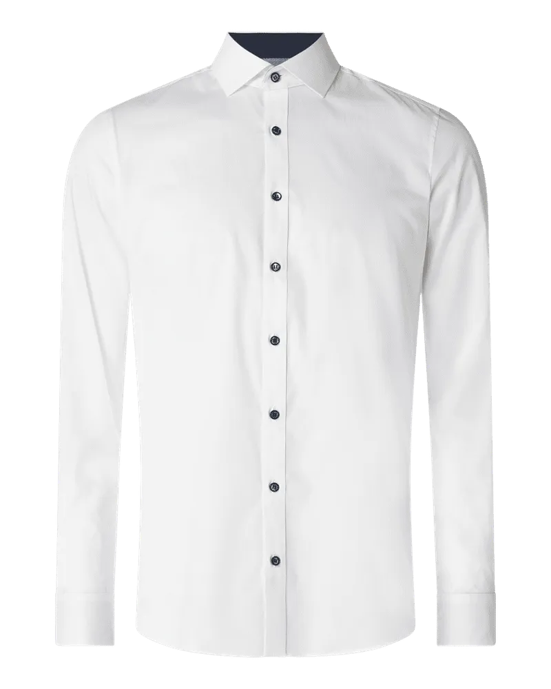 Olymp Slim Fit Businesshemd in Premiumqualität Modell 'ROYAL Weiss