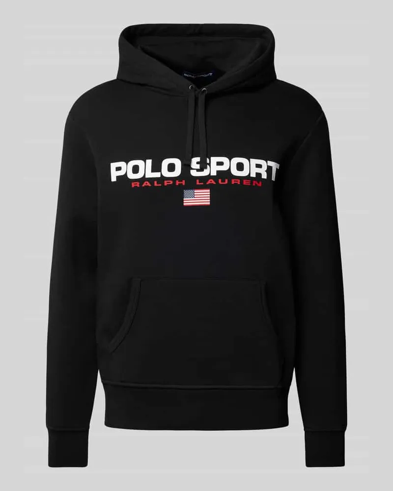 Ralph Lauren Hoodie mit Label-Print Black