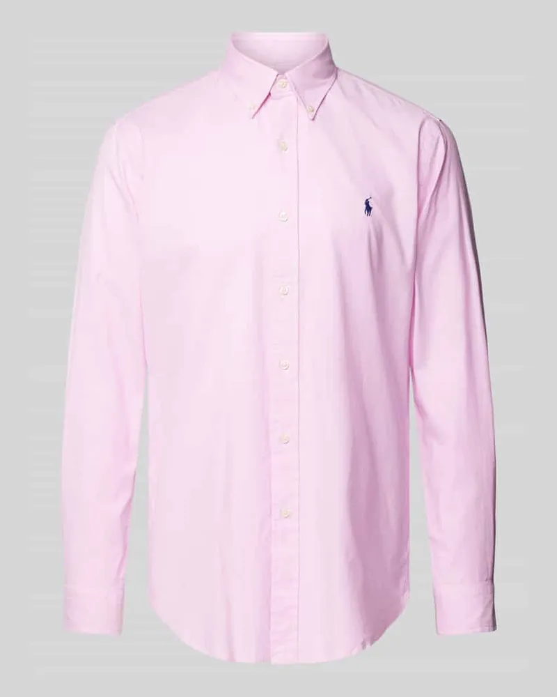 Ralph Lauren Freizeithemd mit Button-Down-Kragen Pink