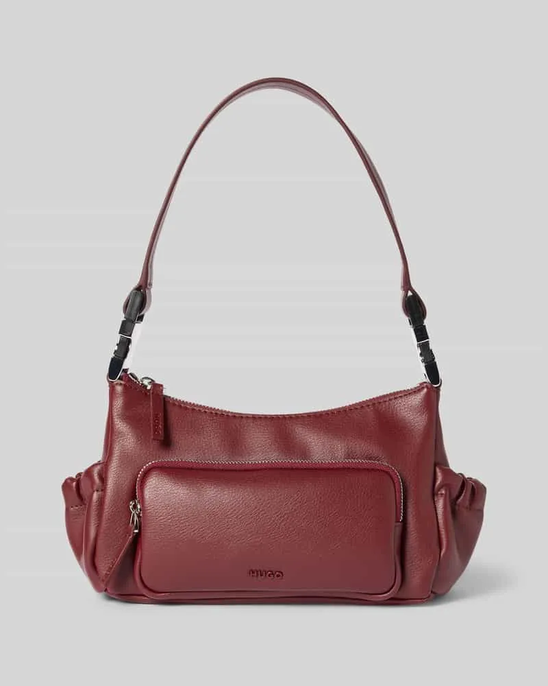 HUGO BOSS Henkeltasche mit abnehmbarem Schulterriemen Modell 'BEL 2.0 Dunkelrot