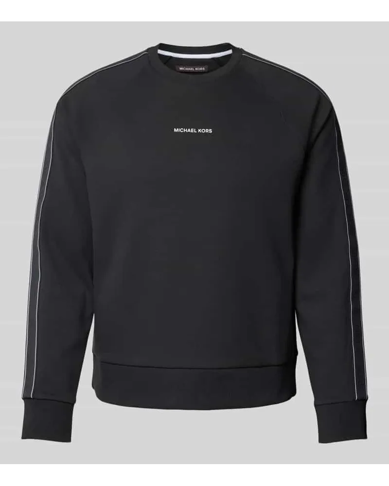 Michael Kors Sweatshirt mit Label-Print Black