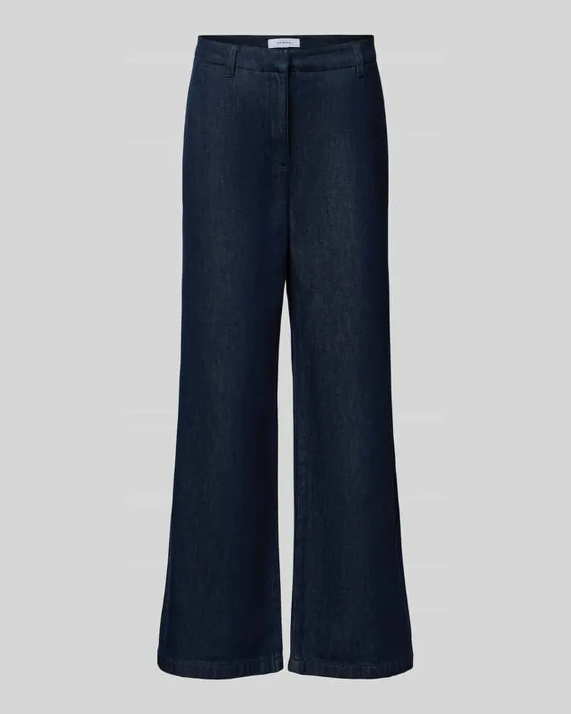 COMMA Wide Leg Jeans mit Lyocell-Anteil Jeansblau