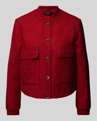 More & More Blazer mit Pattentaschen Rot