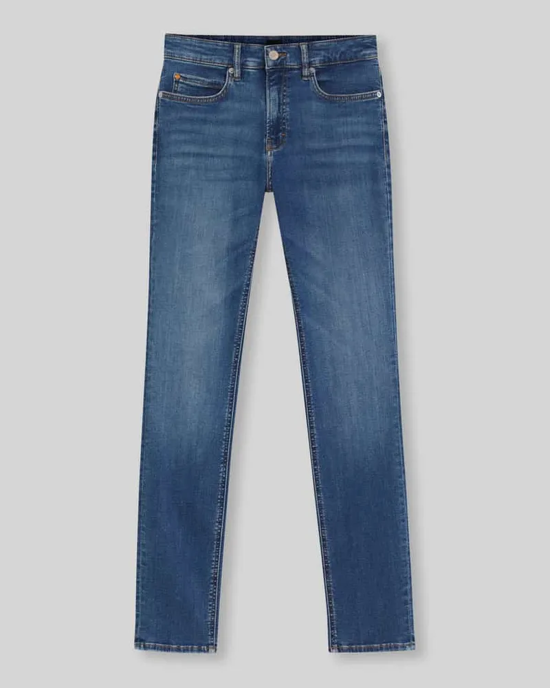 HUGO BOSS Barrel Jeans aus reiner Baumwolle Modell 'C_DIANA HR Blau