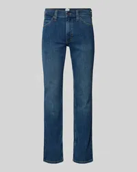 Mustang Straight Fit Jeans mit Label-Patch Modell 'TRAMPER Jeansblau