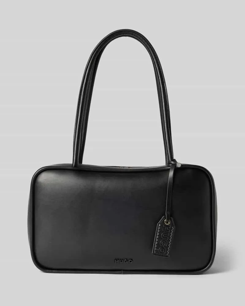 HUGO BOSS Henkeltasche in Lederoptik Modell 'JODI_DUFFLE Black
