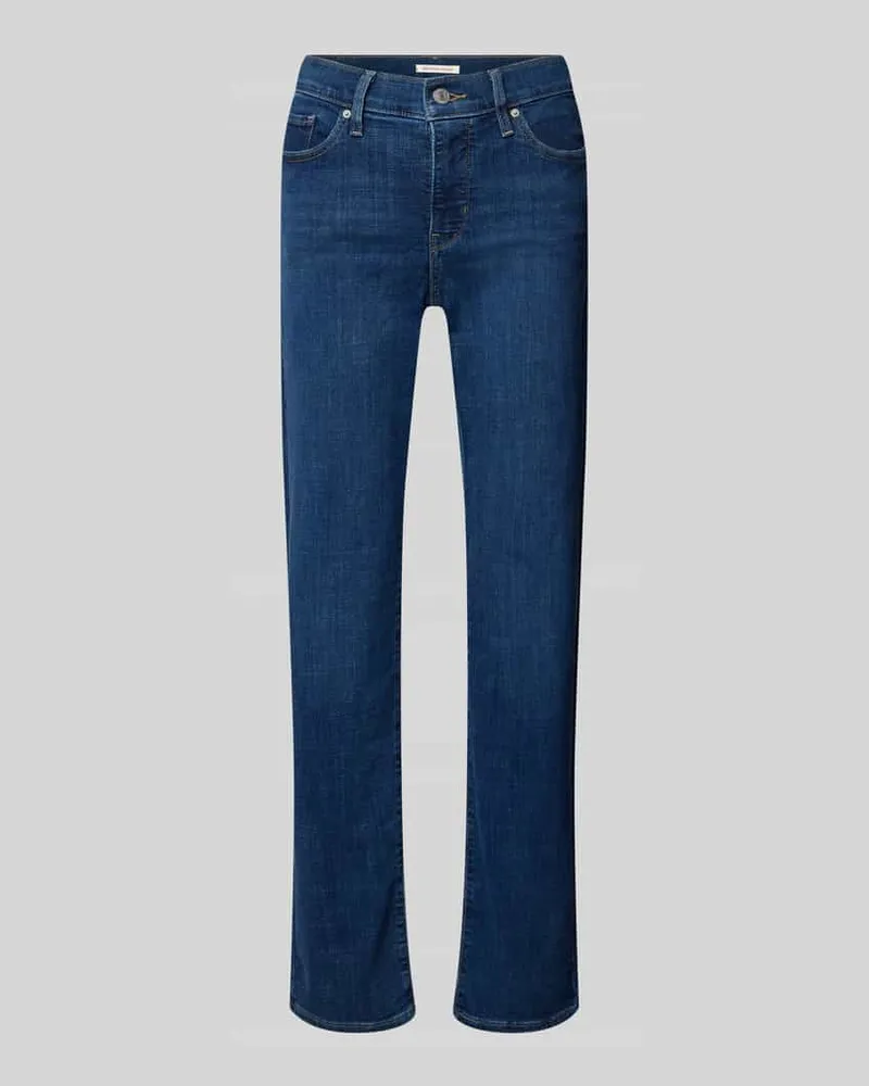 Levi's Slim Fit Jeans im 5-Pocket-Design Modell '314 Dunkelblau