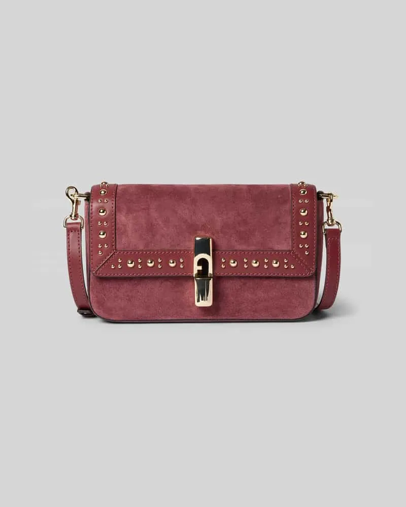 Furla Crossbody Bag aus echtem Leder Modell 'Iride Bordeaux