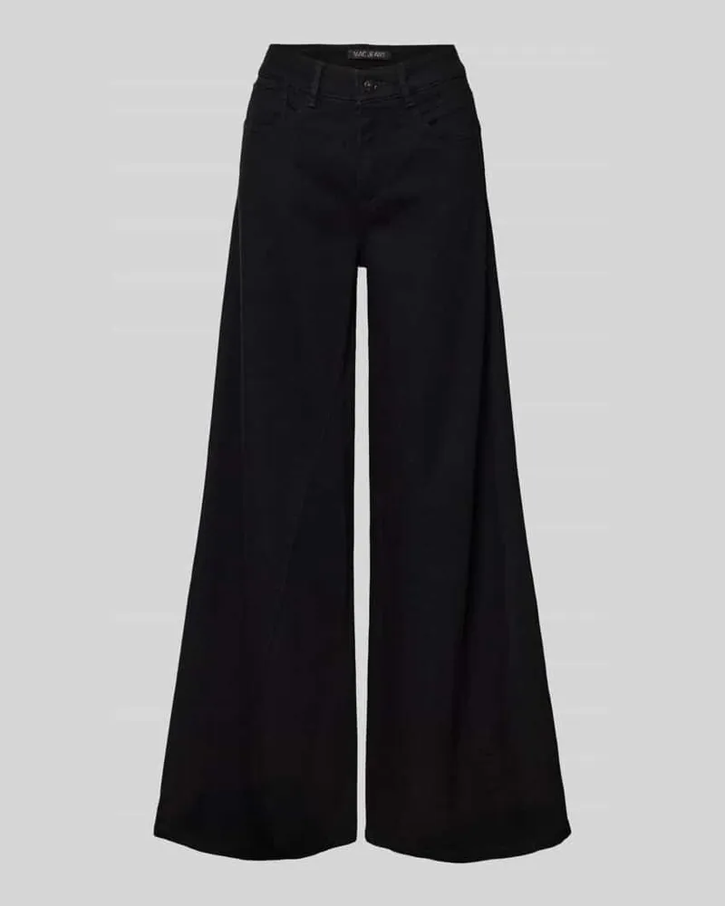 MAC Jeans Wide Jeans mit weitem Bein Black