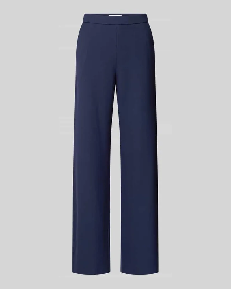 RAFFAELLO ROSSI  Wide Leg Stoffhose mit Strukturmuster Modell 'PALINA Marine