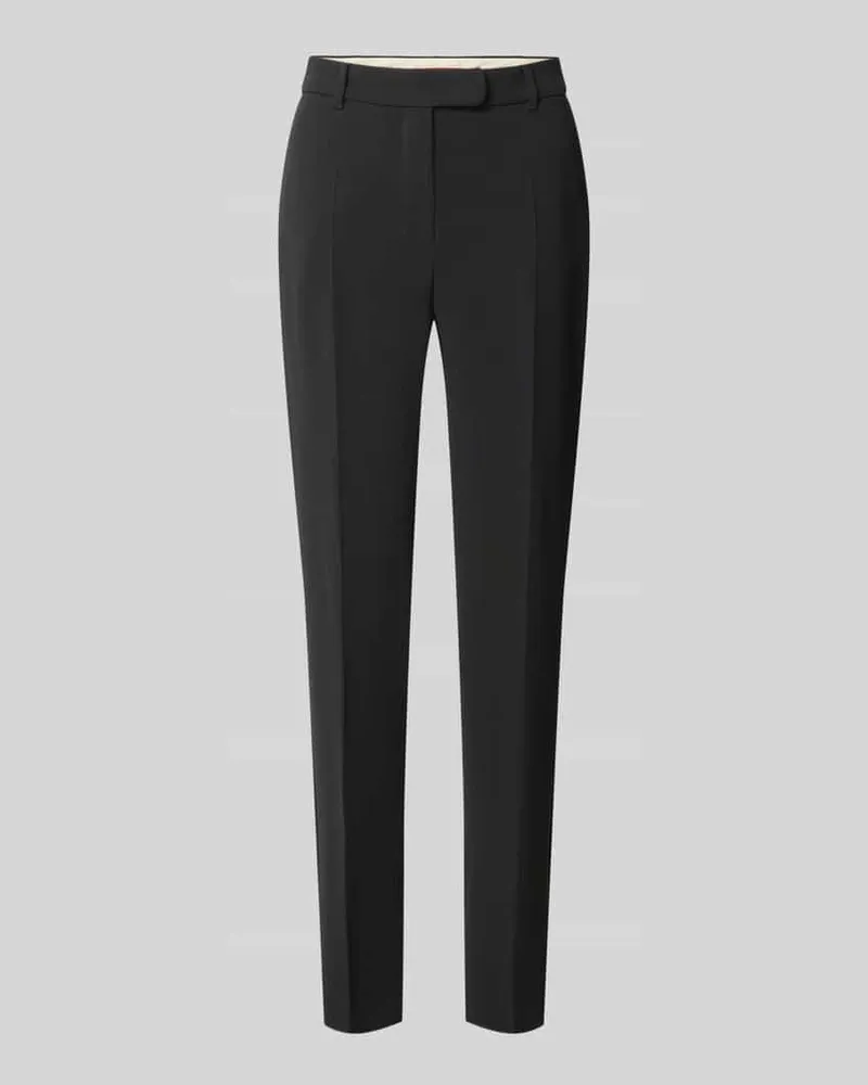 Max Mara Regular Fit Anzughose mit Gürtelschlaufen Modell 'JERTA Black