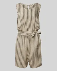 Esmé Studios Jumpsuit mit Bindegürtel Modell 'Kasia Beige