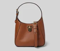 Lederhandtasche mit Label-Anhänger Modell 'TANNER