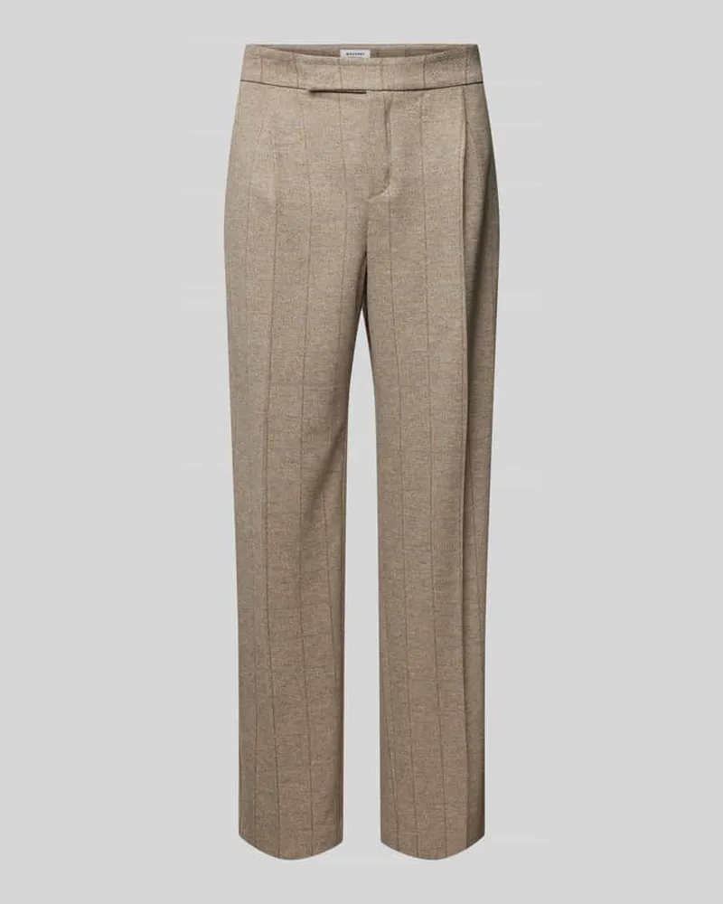 Rosner Baggy Fit Stoffhose mit Bundfalten Modell 'Mara Offwhite