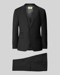 cinque Slim Fit Anzug mit Brustleistentasche Modell 'soda Black