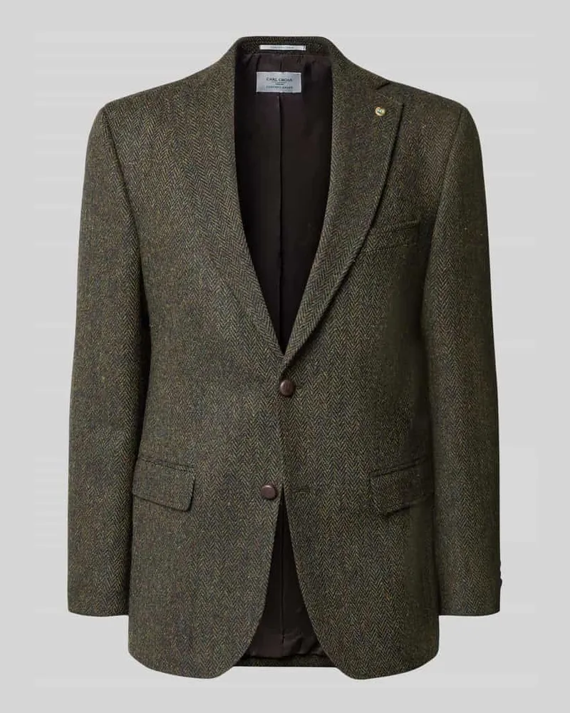 Carl Gross Slim Fit 2-Knopf-Sakko mit Pattentaschen Modell 'Theo Gruen