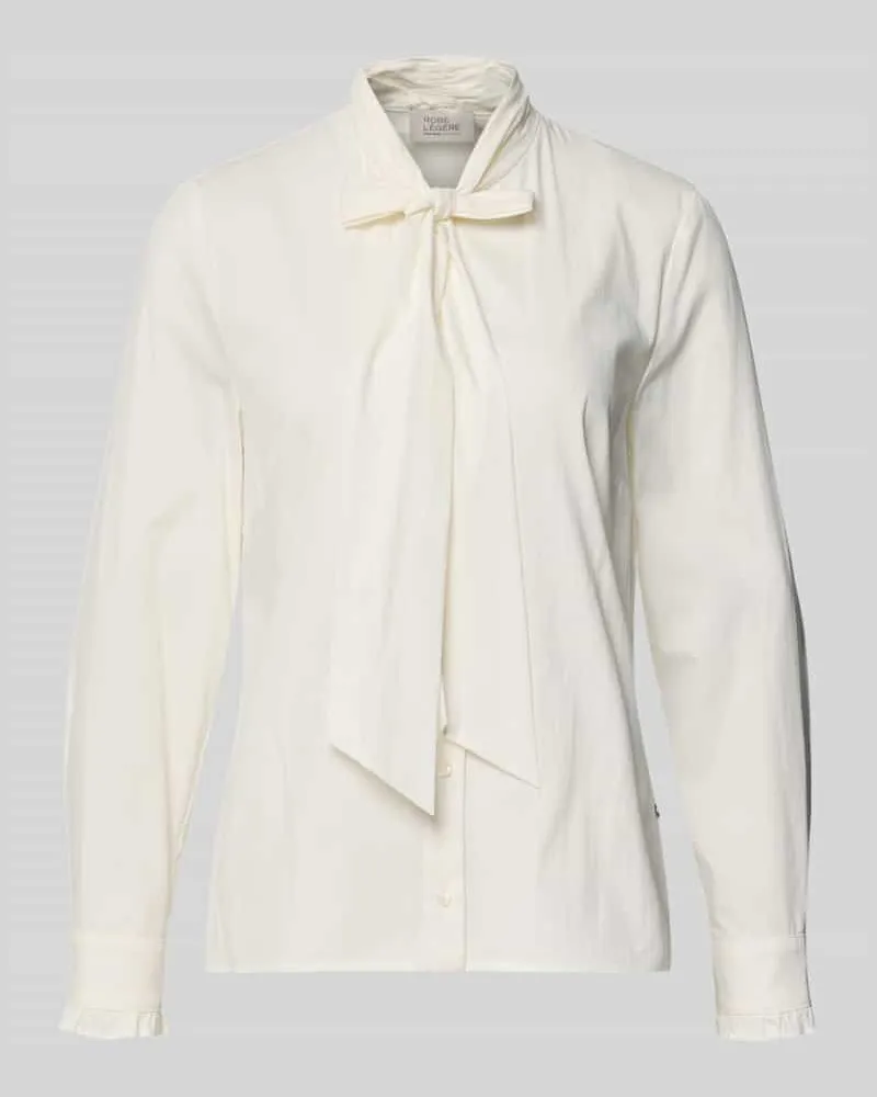 Vera Mont Regular Fit Langarmbluse aus Baumwoll-Mix Offwhite