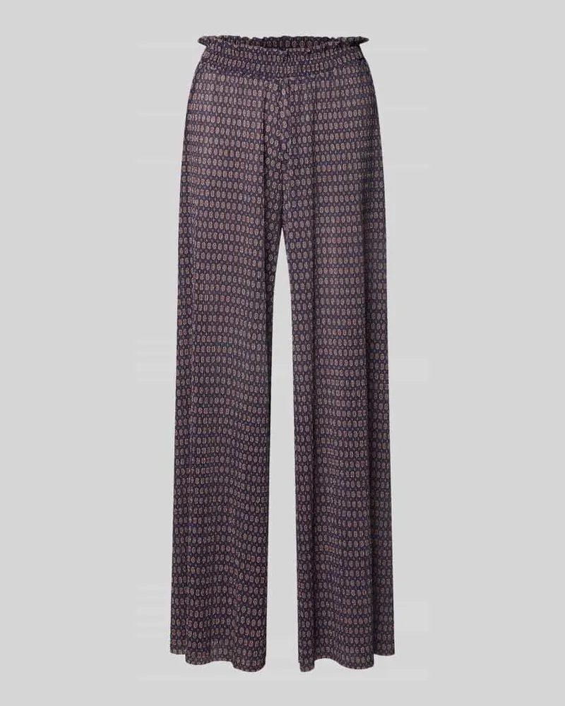 Rich&Royal Wide Fit Hose mit elastischem Bund Aubergine