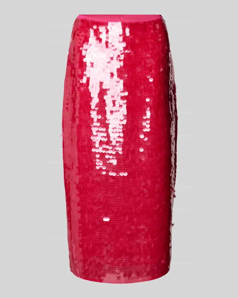 Patrizia Pepe Midirock mit Paillettenbesatz Pink
