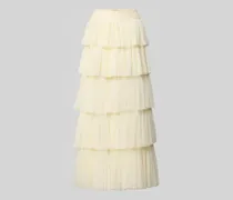 Maxirock aus Tüll im Stufen-Look