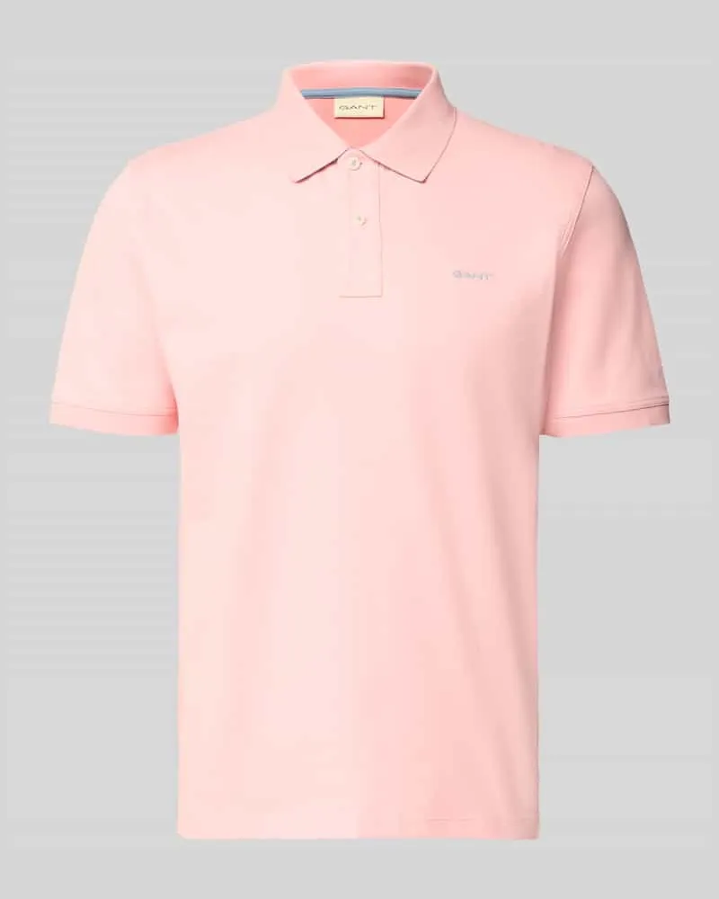 Gant Regular Fit Poloshirt mit Logo-Stitching Pink