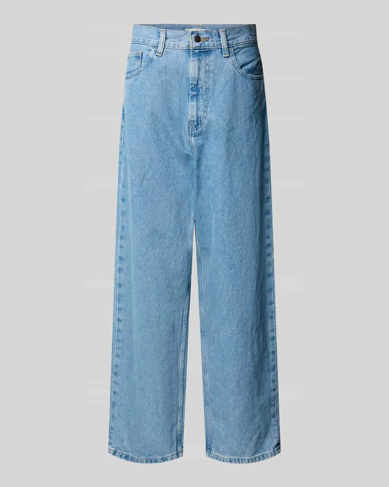 Carhartt WIP Jeans mit 5-Pocket-Design Hellblau