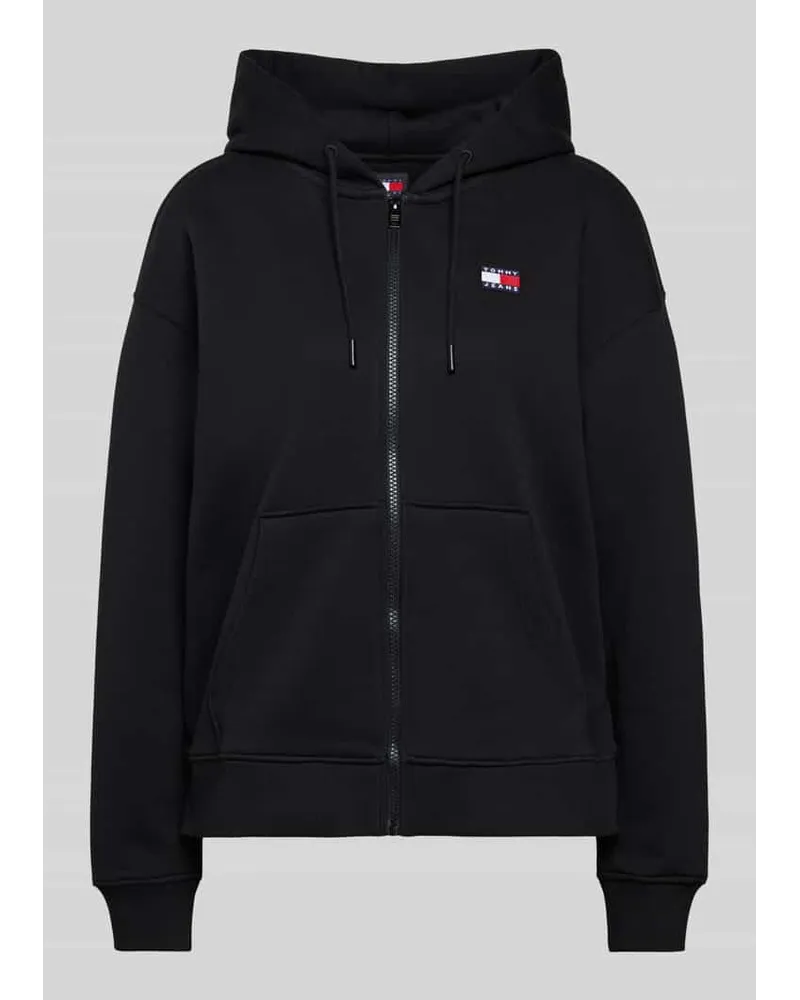 Tommy Hilfiger Damen Sweatjacke mit Kapuze Black