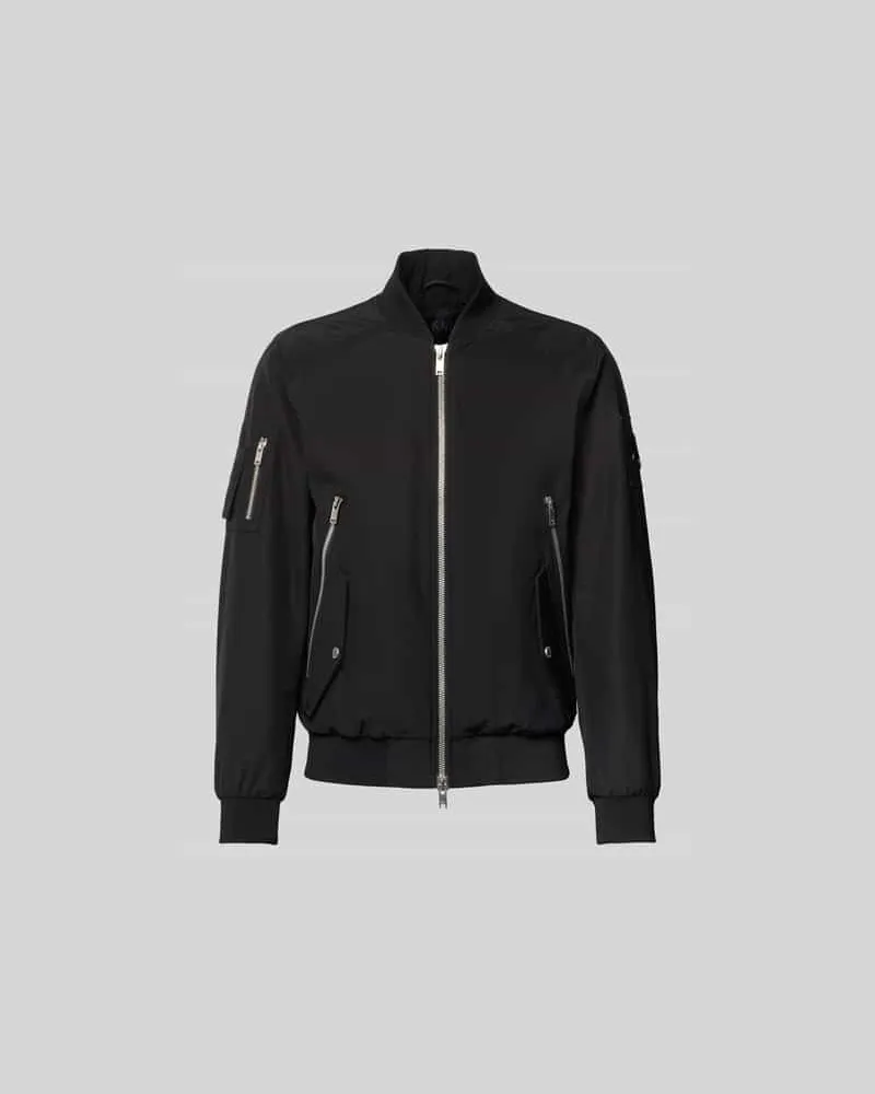 Moose Knuckles Bomberjacke mit Zweiwege-Reißverschluss Black