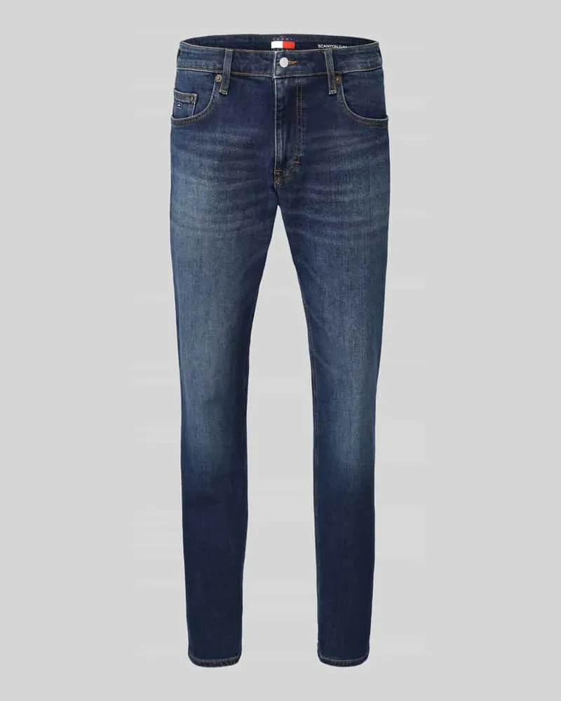 Tommy Hilfiger Slim Fit Jeans aus Baumwoll-Mix Modell 'Scanton Jeansblau