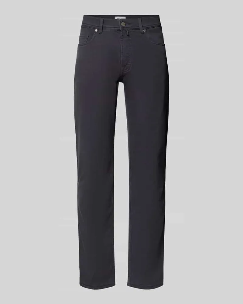 Pierre Cardin Straight Fit Hose mit Eingrifftaschen Modell 'Laval Anthrazit