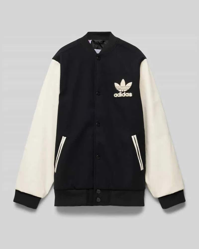 adidas Mantel mit Ziernähten Modell 'Paletot Black