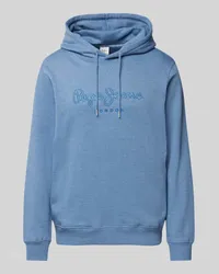 Pepe Jeans Hoodie mit Label-Stitching Modell 'New Nouvel Marine