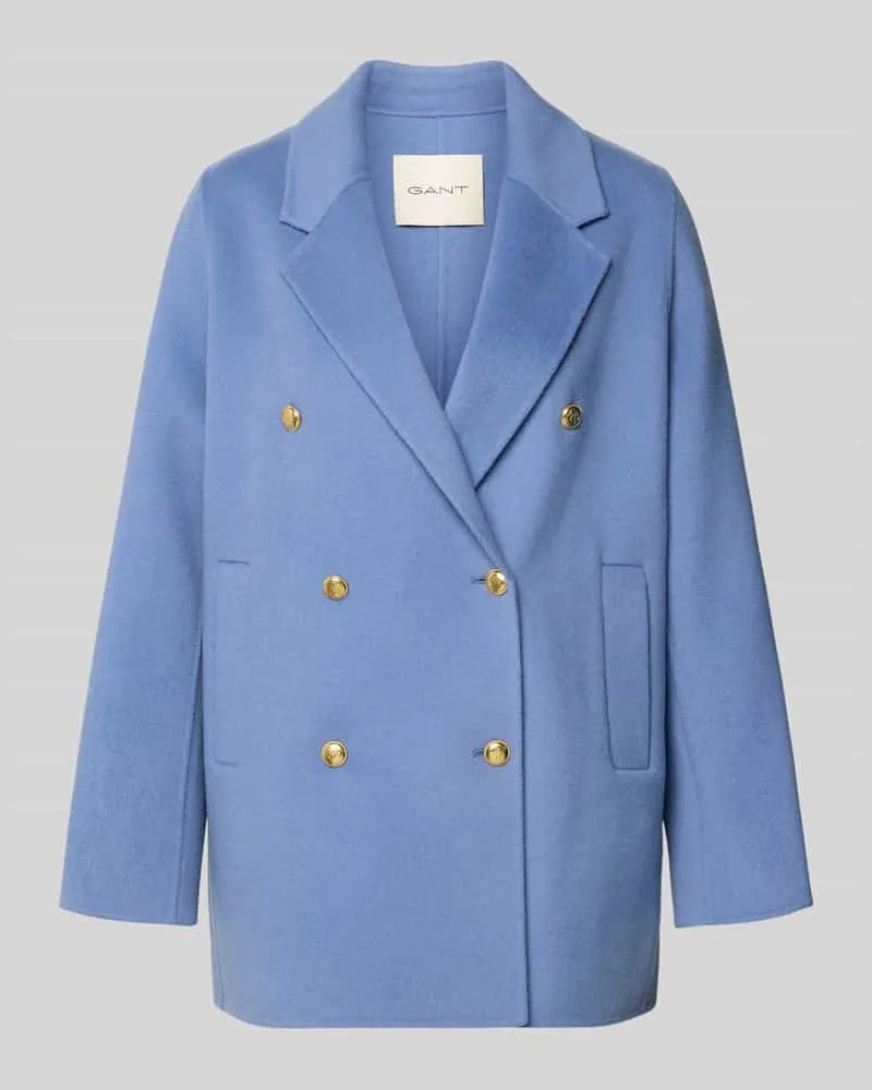 Gant Regular Fit Jacke mit Kaschmir-Anteil Hellblau