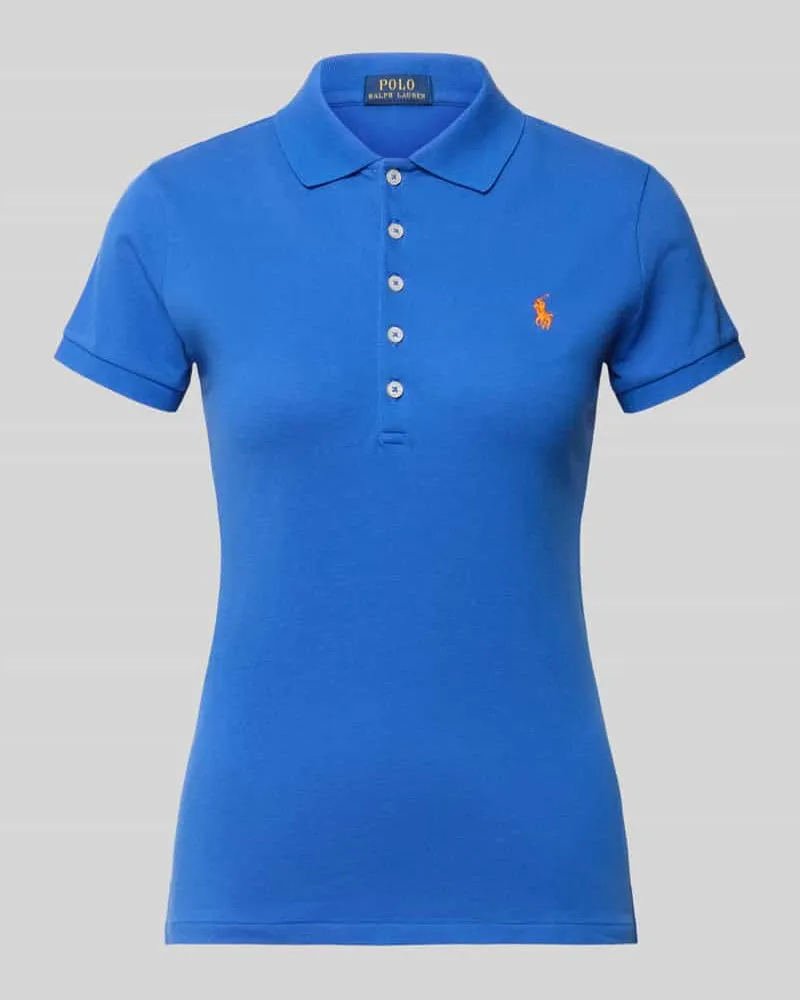 Ralph Lauren Regular Fit Poloshirt aus Baumwoll-Mix Modell 'JULIE Ocean