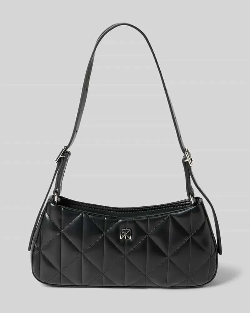 Calvin Klein Shoulder Bag mit Logo-Detail Modell 'Quilted Black