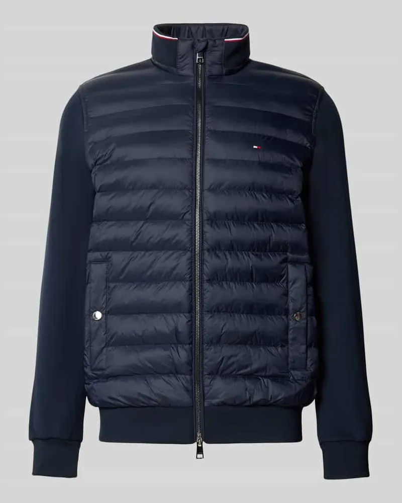 Tommy Hilfiger Regular Fit Steppjacke aus Baumwoll-Mix Marine