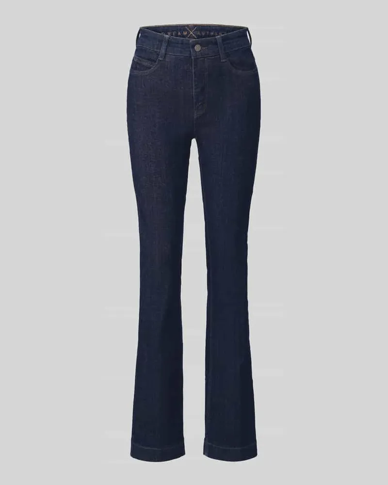 MAC Jeans Bootcut Jeans aus Baumwoll-Mix Modell 'DREAM BOOT Marine