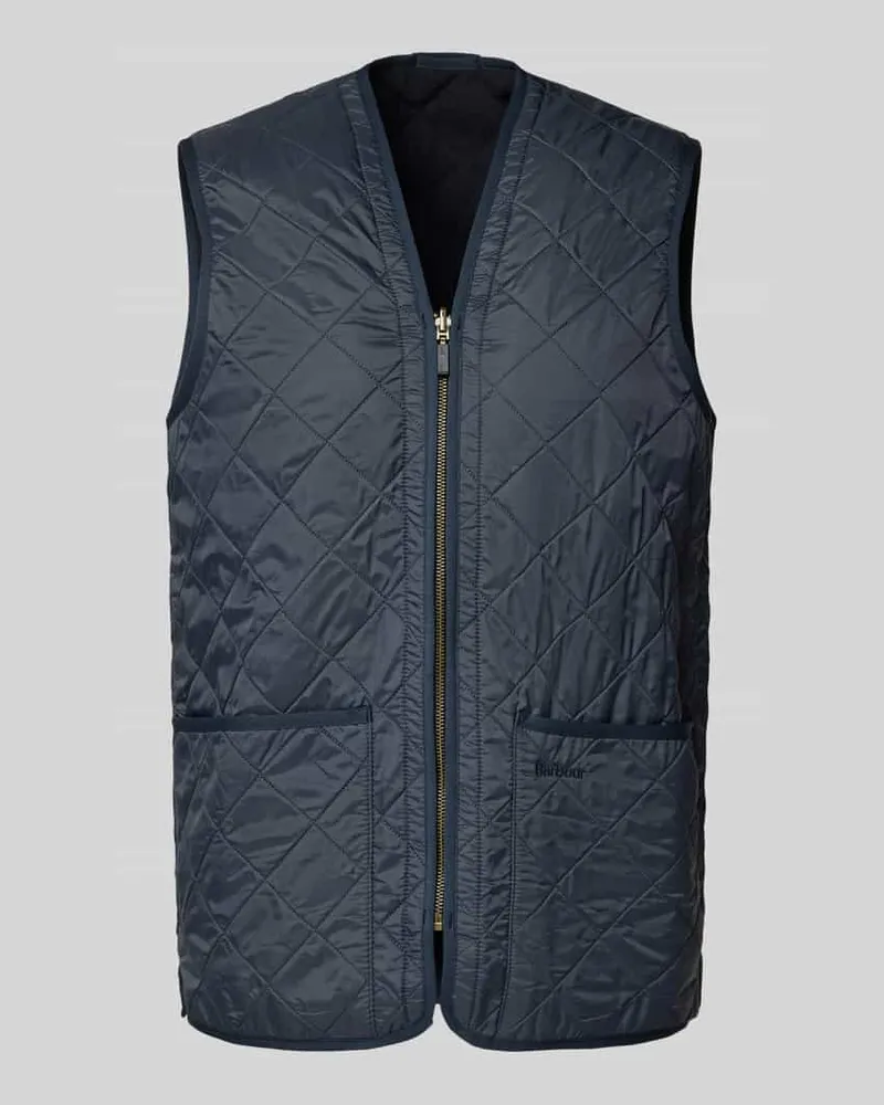 Barbour Regular Fit Steppweste mit warmen Innenfleece Marine